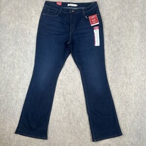 Levi's Women's Signature Mid-Rise Bootcut Jeans 14 L W32xL34 Denim Stretch NWT